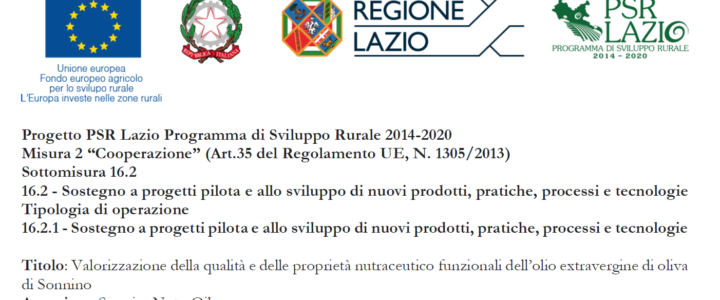 Progetto PSR Lazio Programma di Sviluppo Rurale 2014-2020